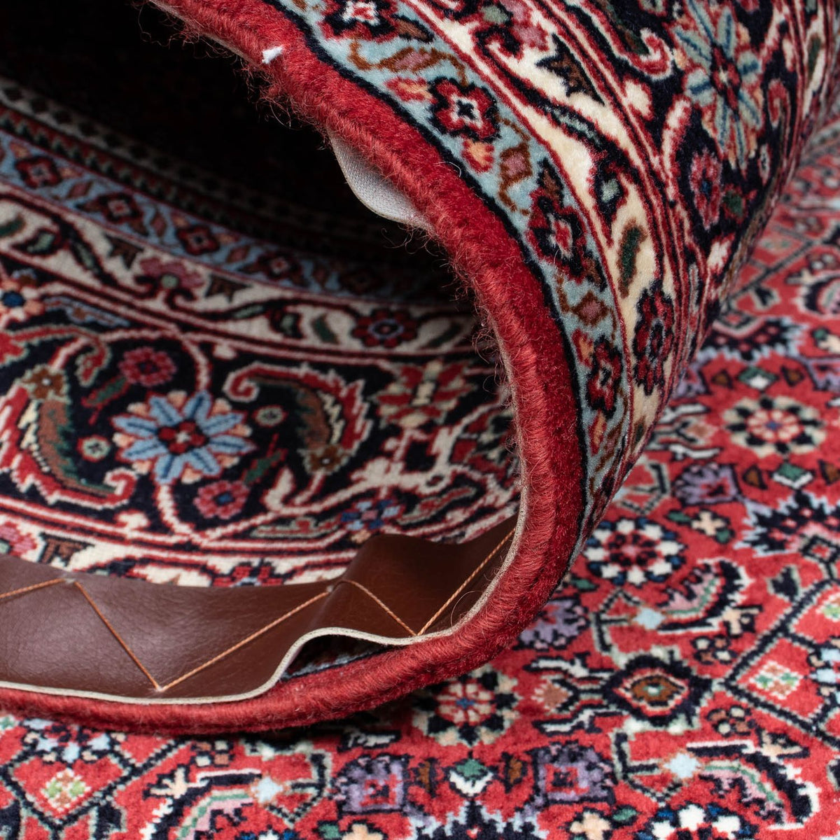 Persisk tæppe - Bijar - 200 x 130 cm - rød