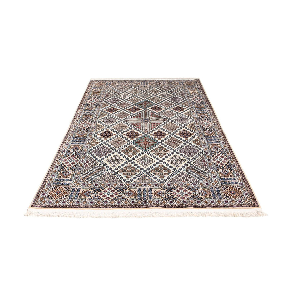 Persisk tæppe - Nain - Premium - 226 x 139 cm - flerfarvet
