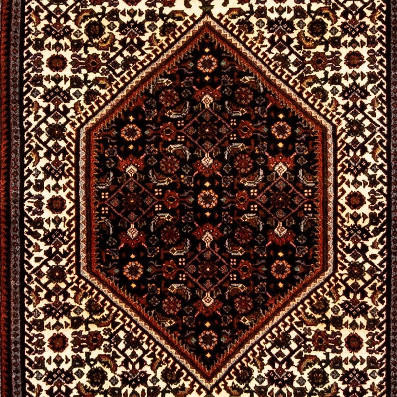 Løber Persisk tæppe - Bijar - 235 x 74 cm - mørkerød