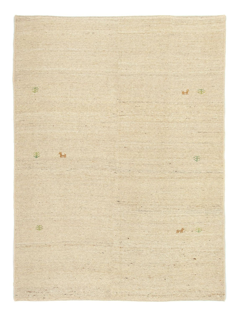 Gabbeh-tæppe - Persisk - 185 x 139 cm - beige