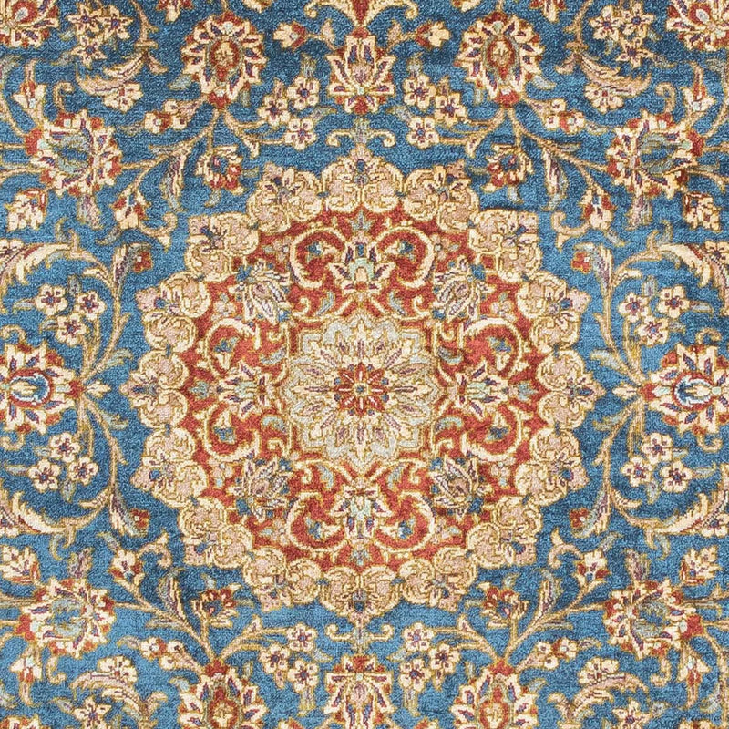 Persisk tæppe - Ghom - 117 x 80 cm - turkis