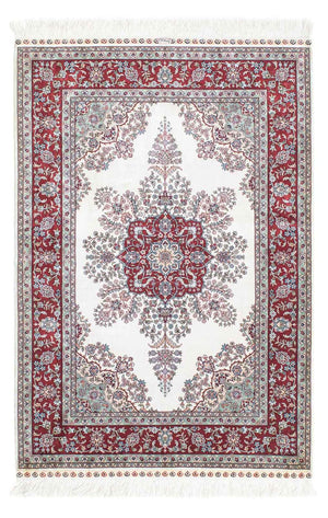 Orientalsk tæppe - Hereke - 137 x 91 cm - mørkerød