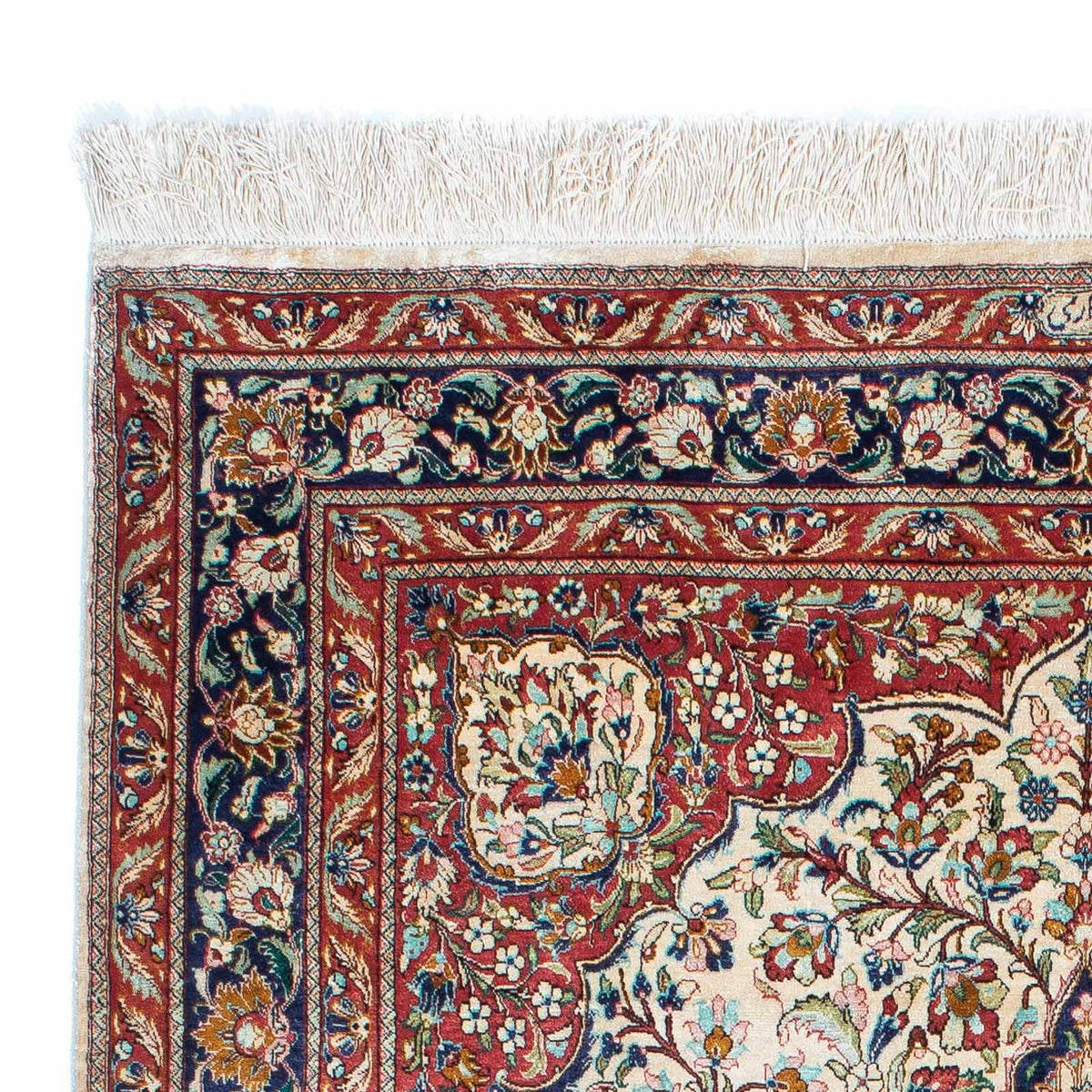 Persisk tæppe - Ghom - 155 x 104 cm - beige