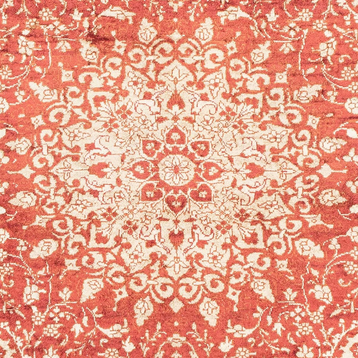 Orientalsk tæppe - Hereke - 122 x 69 cm - mørkerød