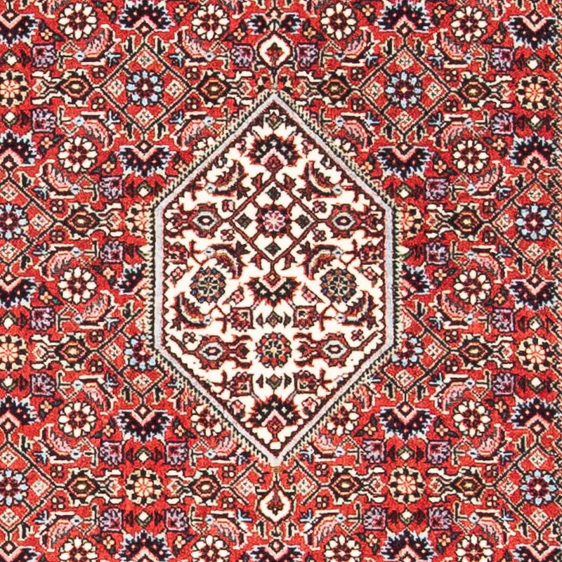 Persisk tæppe - Bijar - 140 x 83 cm - rød