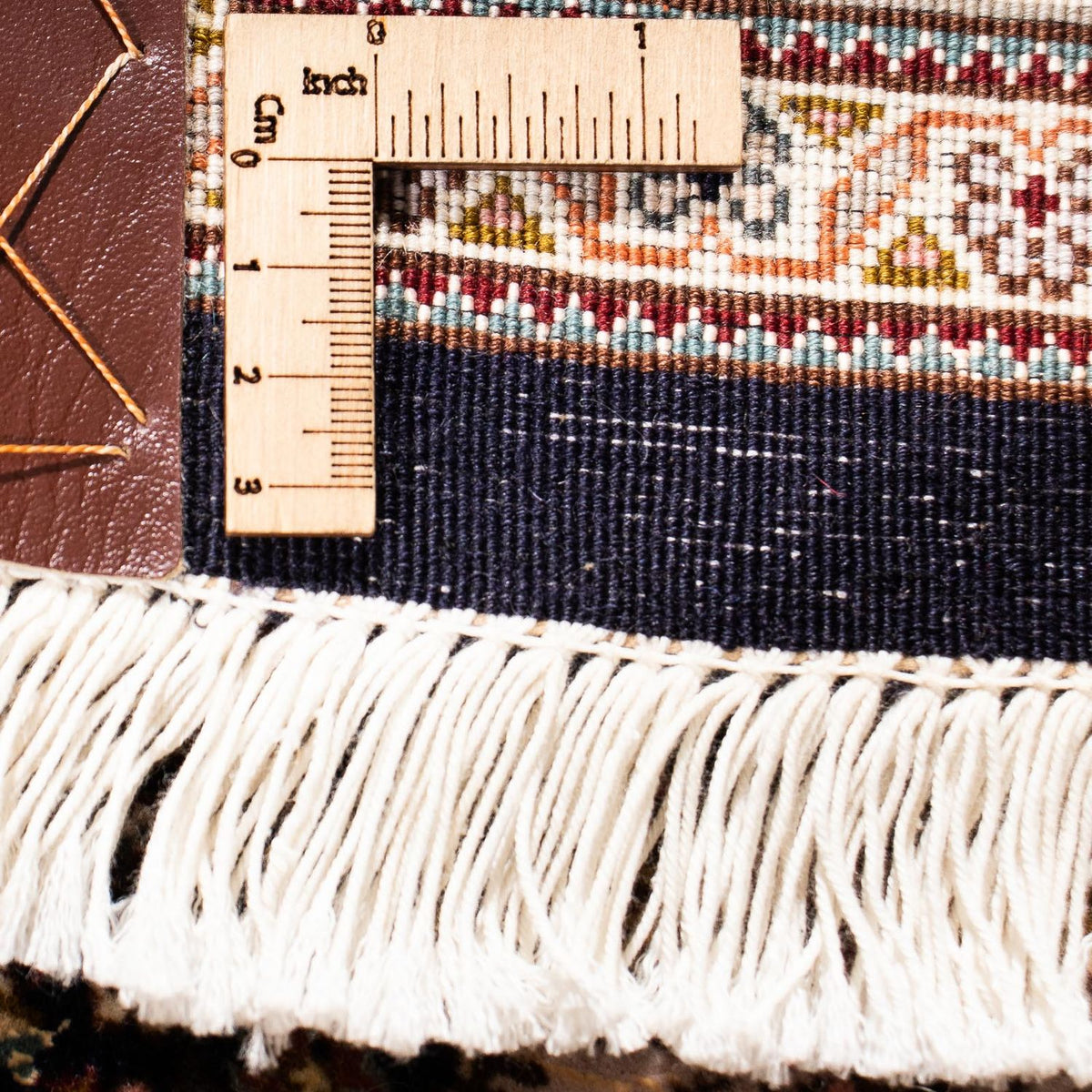 Løber Persisk tæppe - Tabriz - 248 x 81 cm - mørkeblå