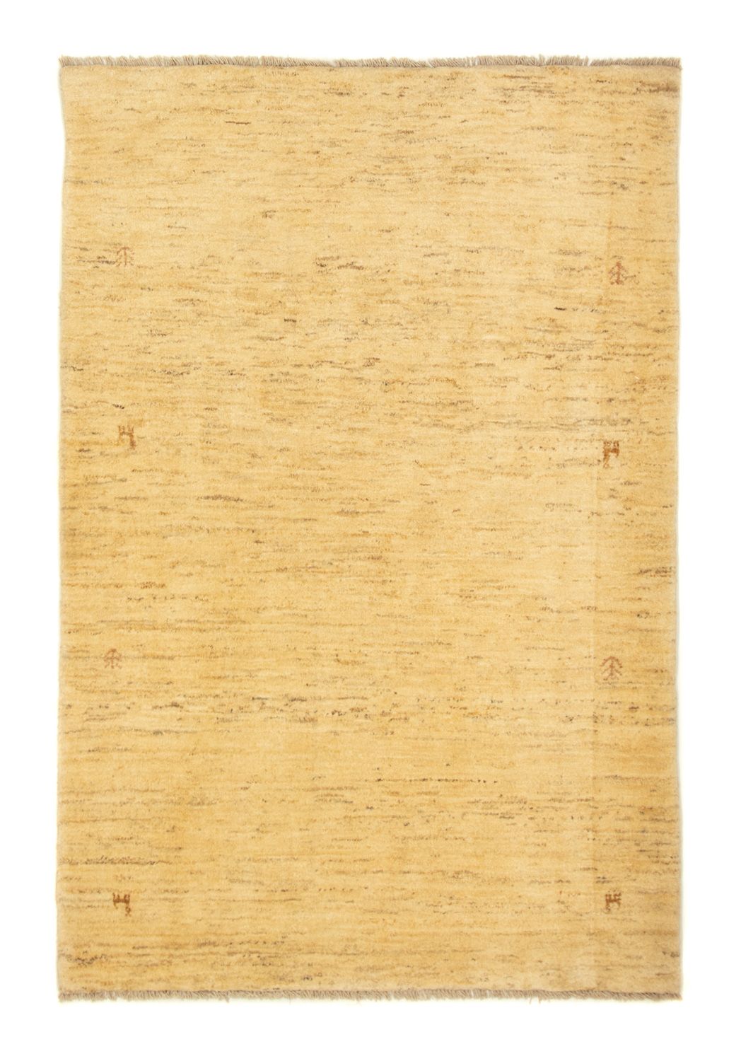 Gabbeh Tæppe - Loribaft Persisk - 179 x 126 cm - beige