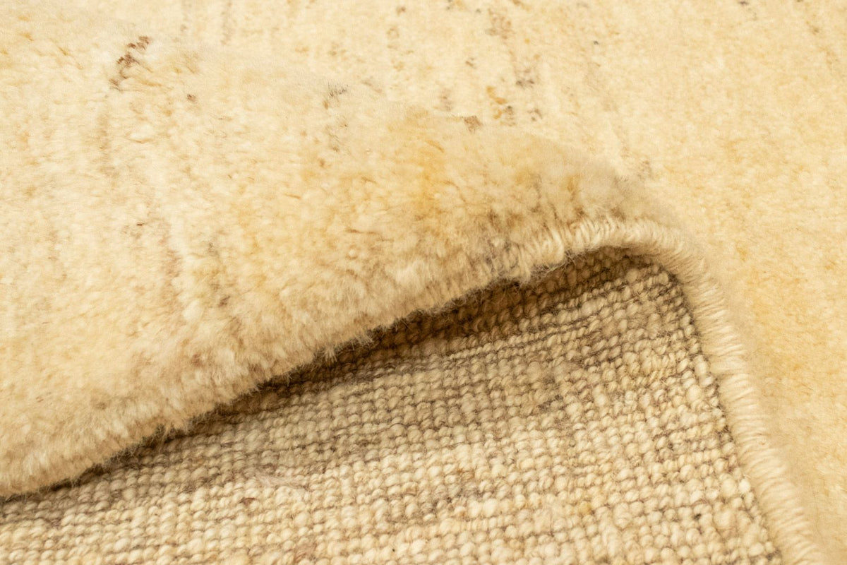 Gabbeh Tæppe - Loribaft Persisk - 179 x 126 cm - beige