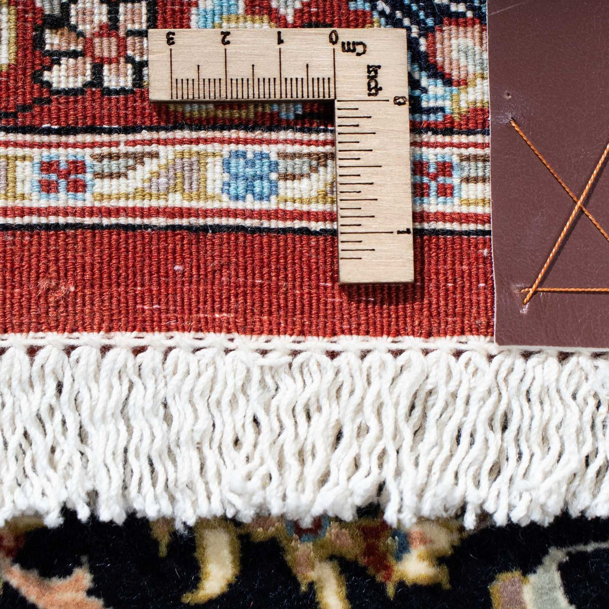 Løber Persisk tæppe - Ghom - 200 x 52 cm - grøn