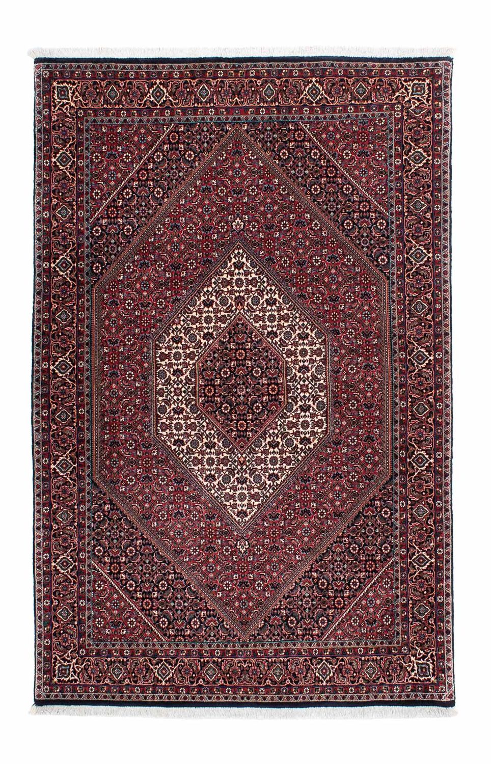 Persisk tæppe - Bijar - 200 x 131 cm - mørkeblå