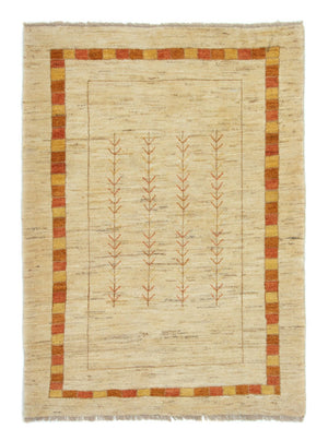 Gabbeh Tæppe - Loribaft Persisk - 178 x 128 cm - beige