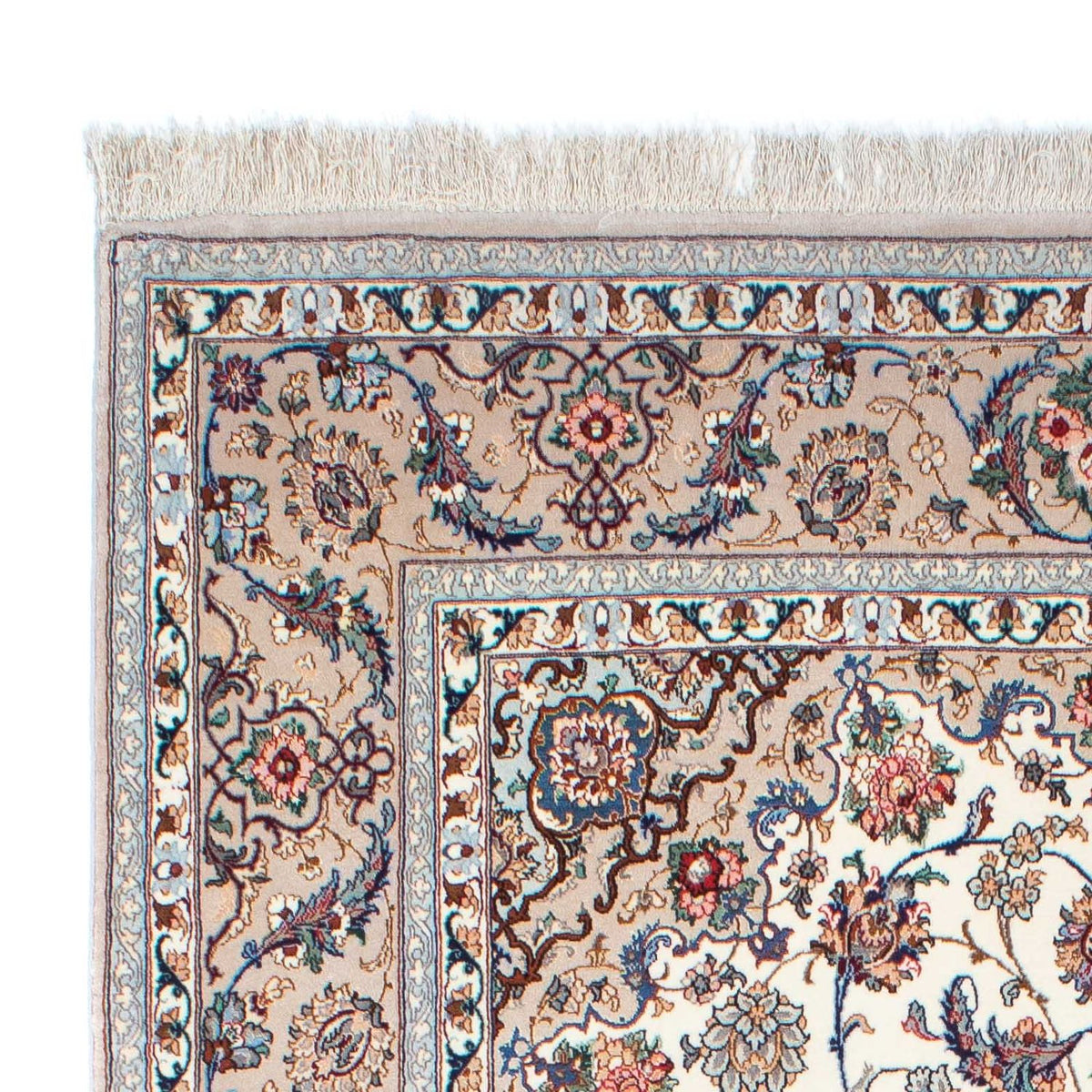 Persisk tæppe - Isfahan - Premium - 230 x 145 cm - beige