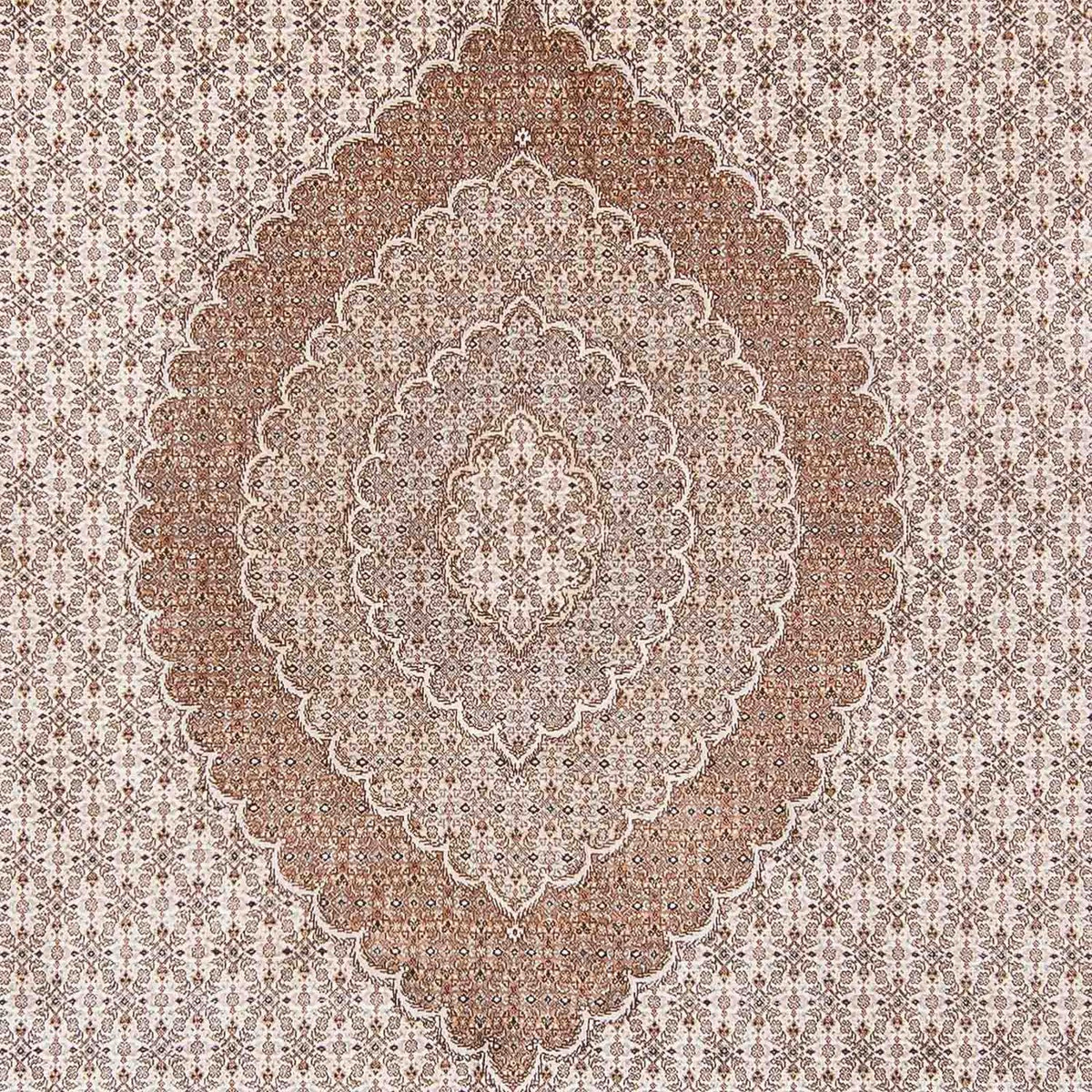 Persisk tæppe - Tabriz - 355 x 248 cm - lys brun