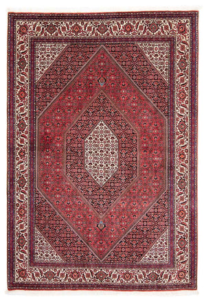 Persisk tæppe - Bijar - 245 x 170 cm - rød