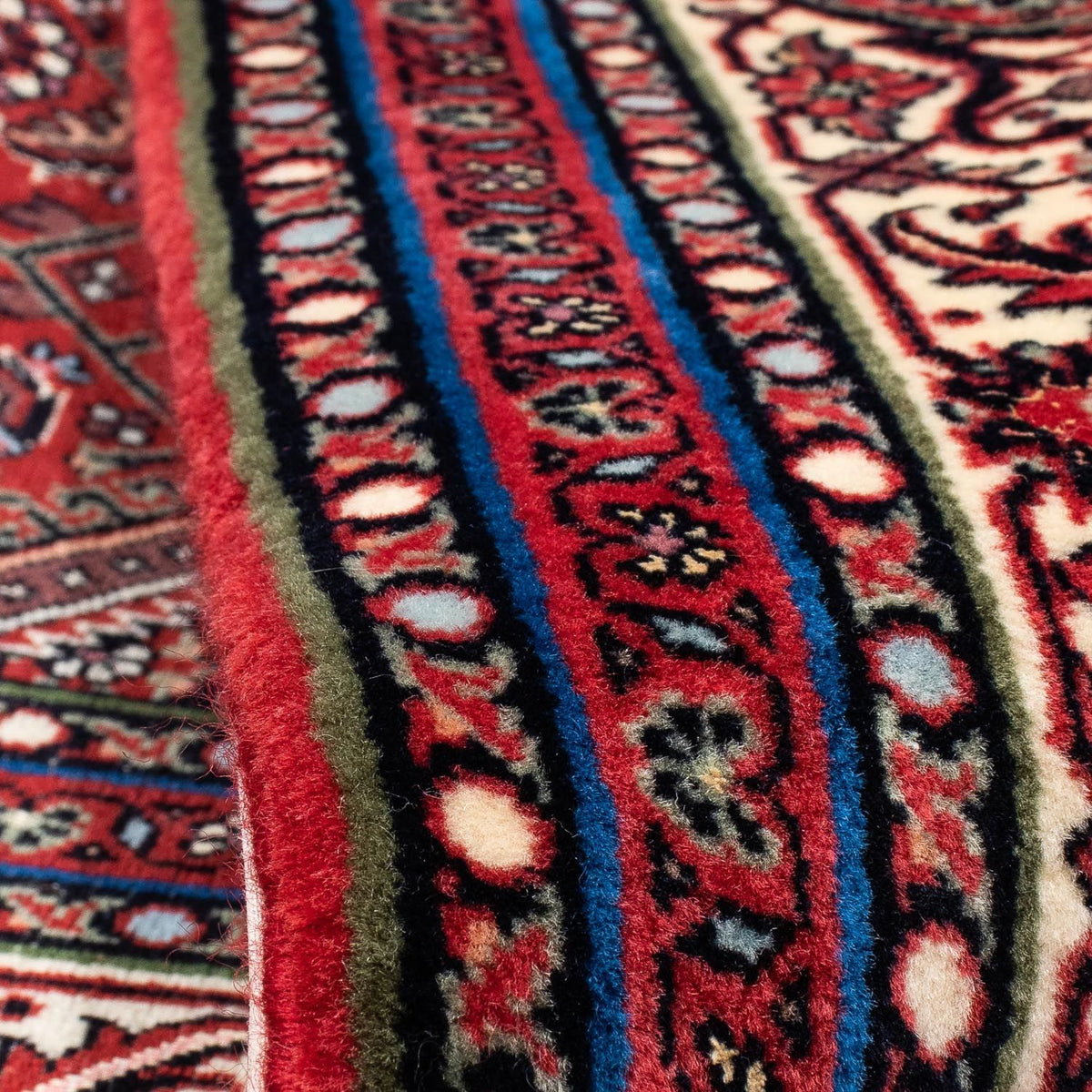 Persisk tæppe - Bijar - 245 x 170 cm - rød