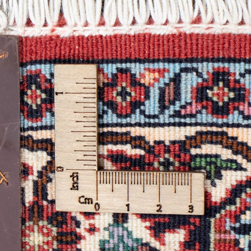 Løber Persisk tæppe - Bijar - 385 x 84 cm - mørkerød