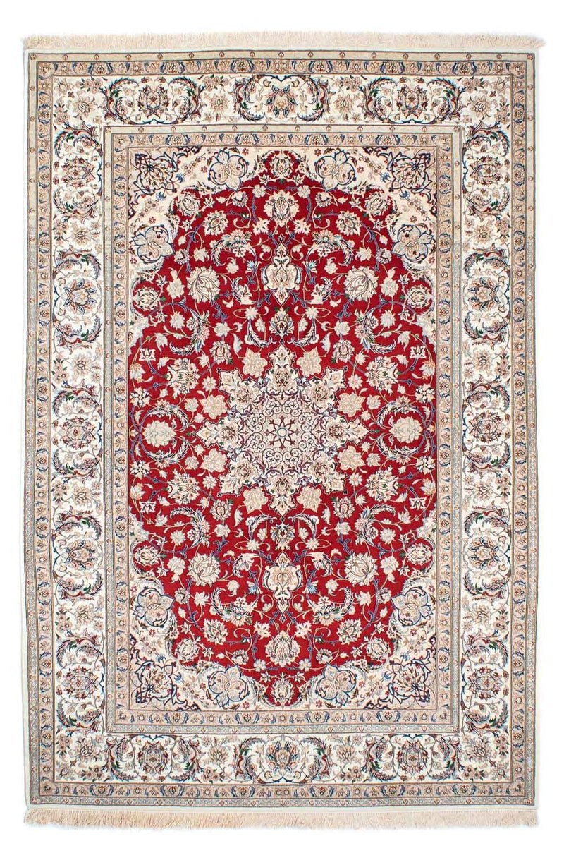 Persisk tæppe - Isfahan - Premium - 237 x 162 cm - rød
