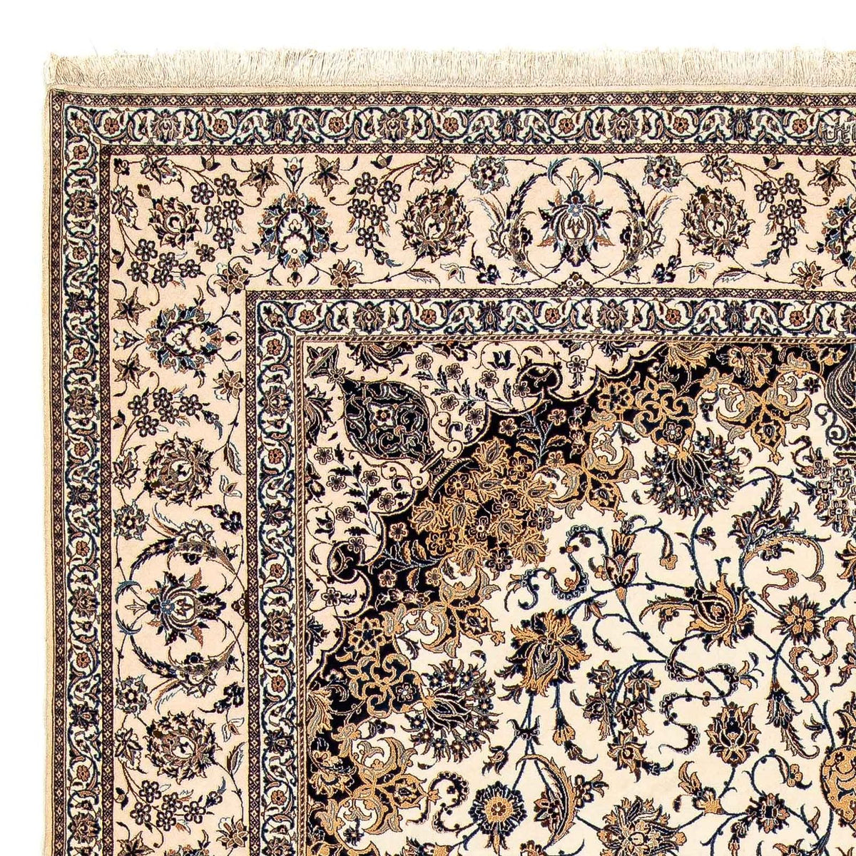 Persisk tæppe - Nain - Premium - 318 x 214 cm - beige