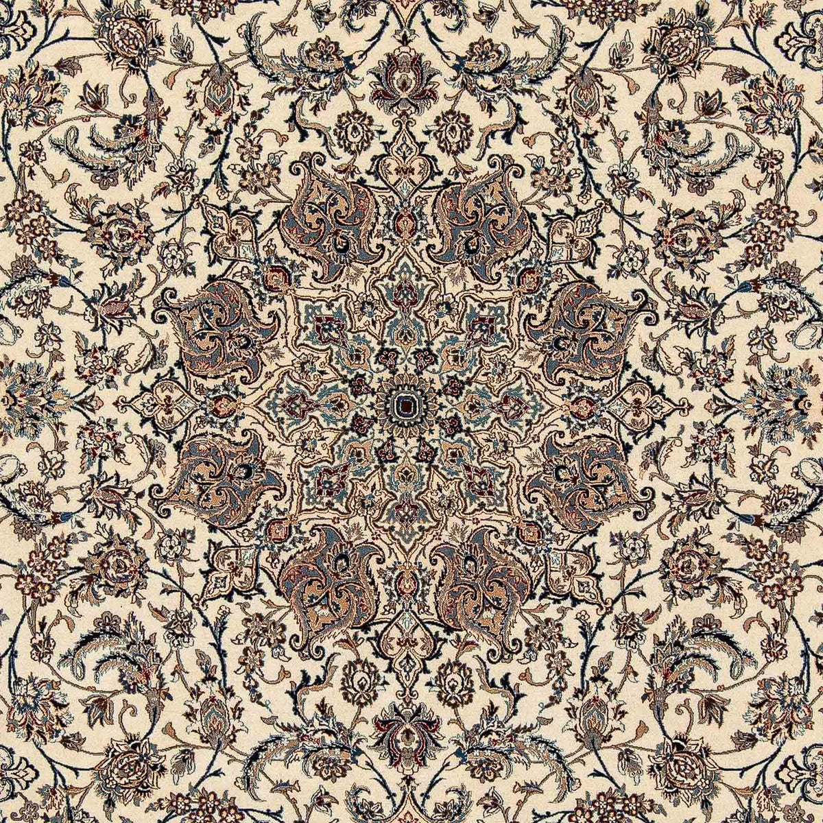 Persisk tæppe - Nain - Premium - 320 x 215 cm - beige