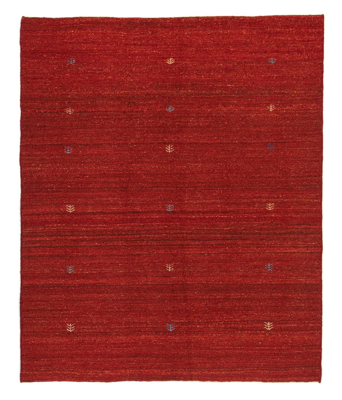 Gabbeh-tæppe - Persisk - 189 x 152 cm - rød