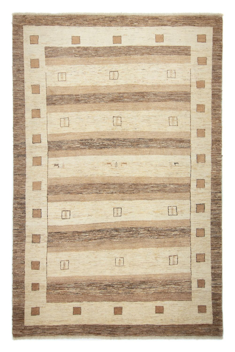 Gabbeh-tæppe - Persisk - 295 x 197 cm - beige
