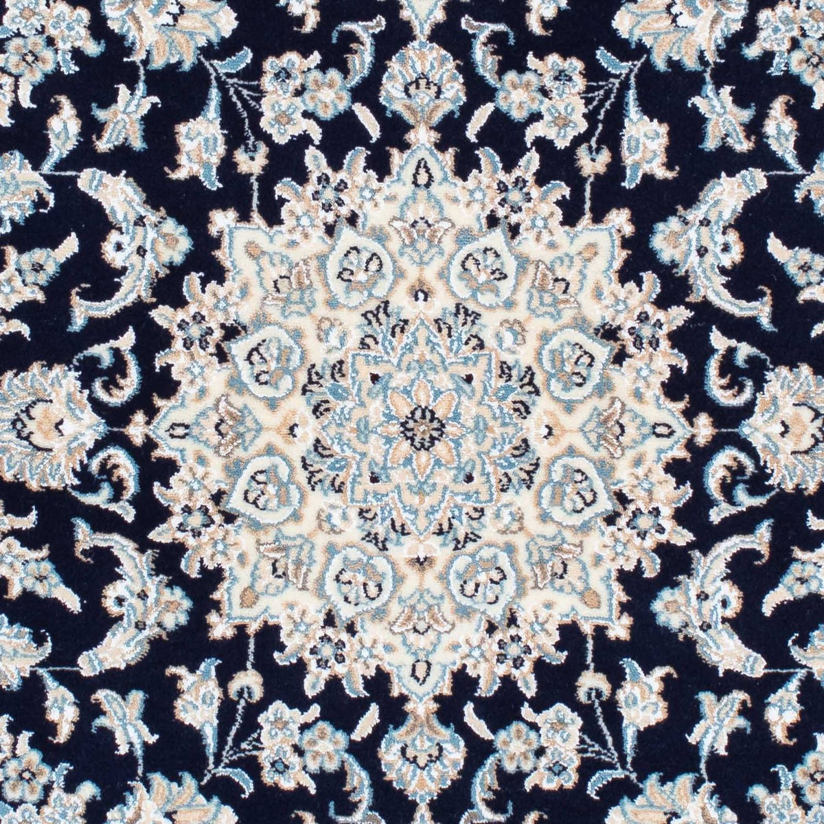 Persisk tæppe - Nain - Royal - 150 x 98 cm - mørkeblå