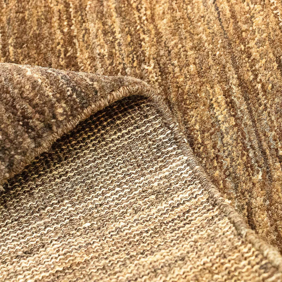 Gabbeh-tæppe - Indus - 92 x 66 cm - mørkebrun