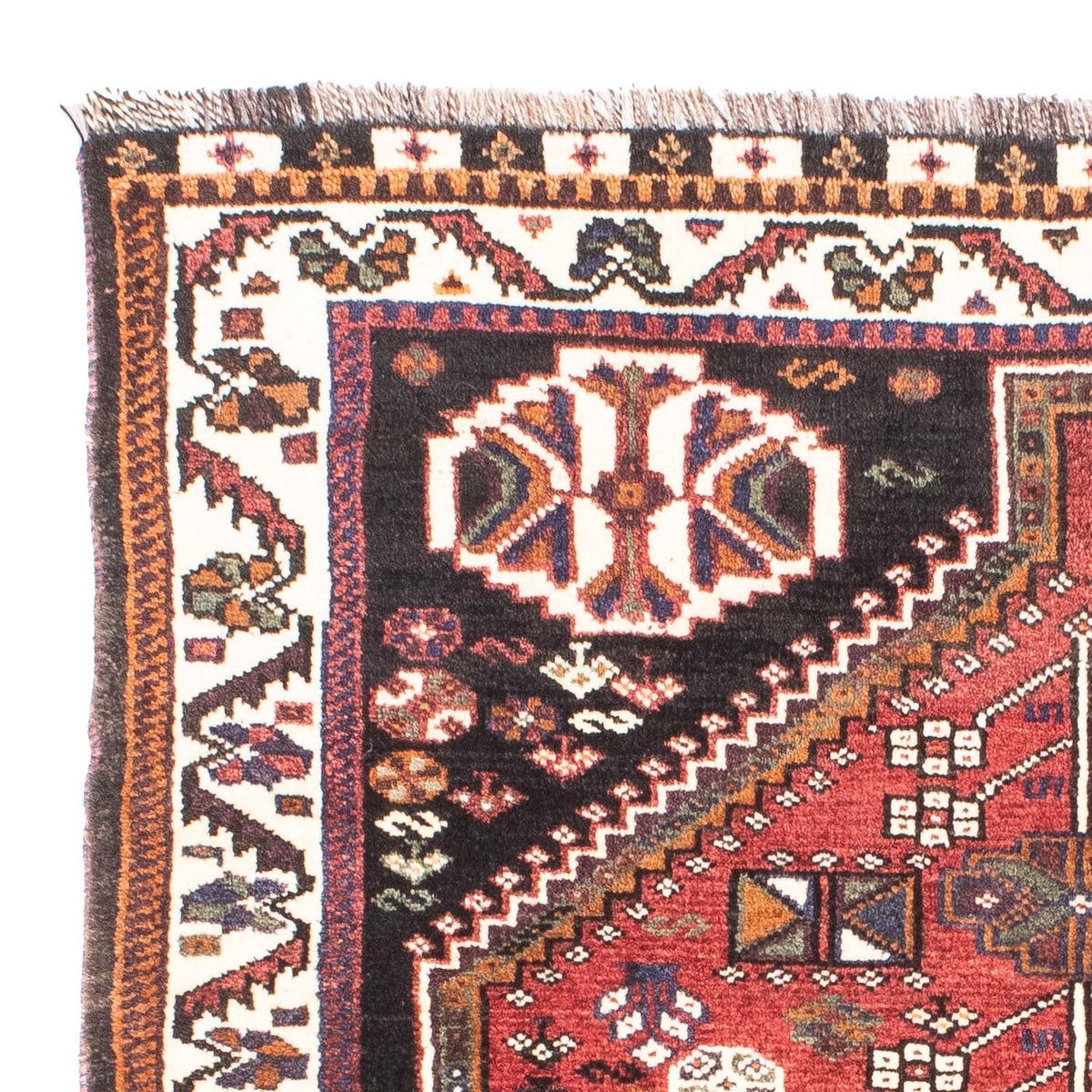 Persisk tæppe - Nomadisk - 154 x 104 cm - rød