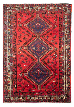 Persisk tæppe - Nomadisk - 287 x 200 cm - rød