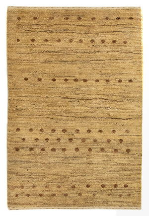 Gabbeh-tæppe - Indus - 95 x 62 cm - beige