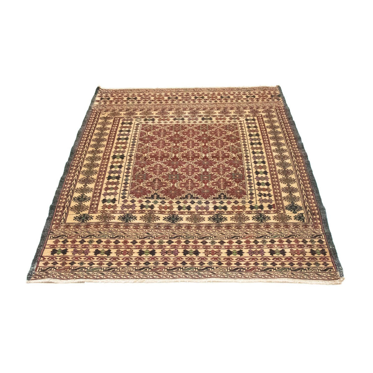 Kelim-tæppe - orientalsk - 138 x 92 cm - flerfarvet