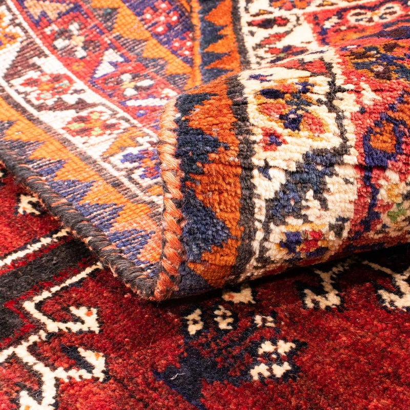 Persisk tæppe - Nomadisk - 167 x 116 cm - mørkerød