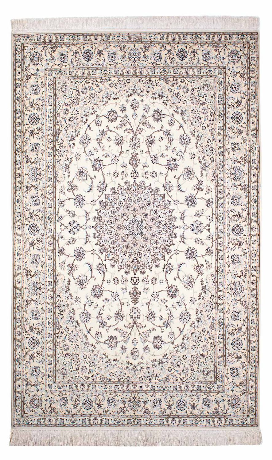 Persisk tæppe - Nain - Premium - 242 x 161 cm - beige