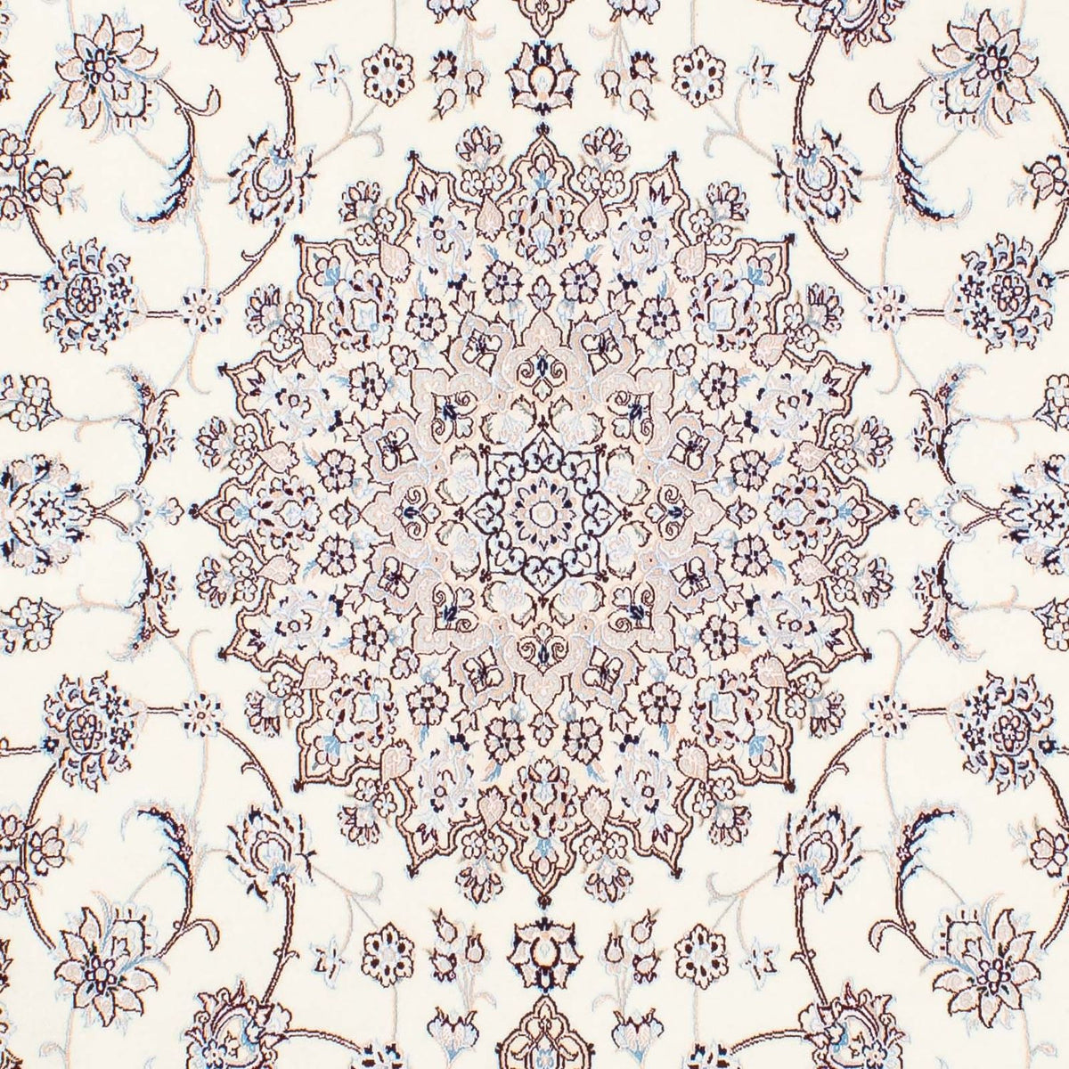 Persisk tæppe - Nain - Premium - 242 x 161 cm - beige