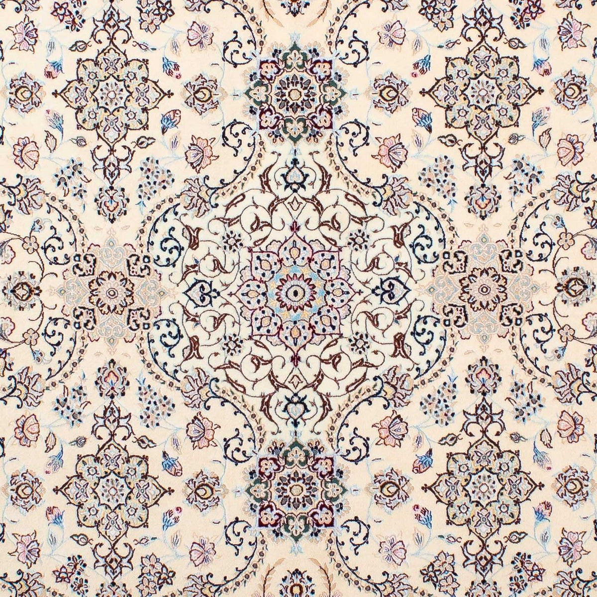 Persisk tæppe - Nain - Premium - 218 x 154 cm - beige