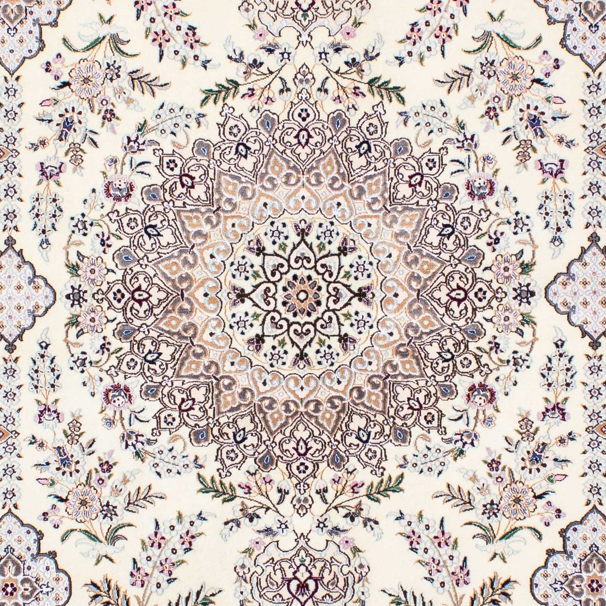 Persisk tæppe - Nain - Premium - 226 x 153 cm - beige