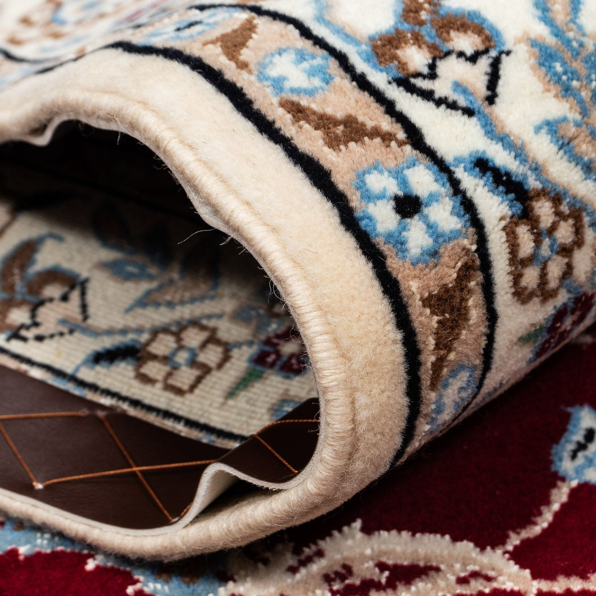 Persisk tæppe - Nain - Royal - 354 x 253 cm - sort