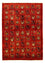 Gabbeh-tæppe - Kashkuli Persisk - 214 x 145 cm - mørkerød