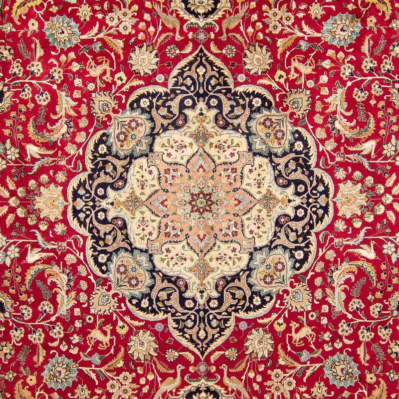 Persisk tæppe - Tabriz - 395 x 305 cm - rød