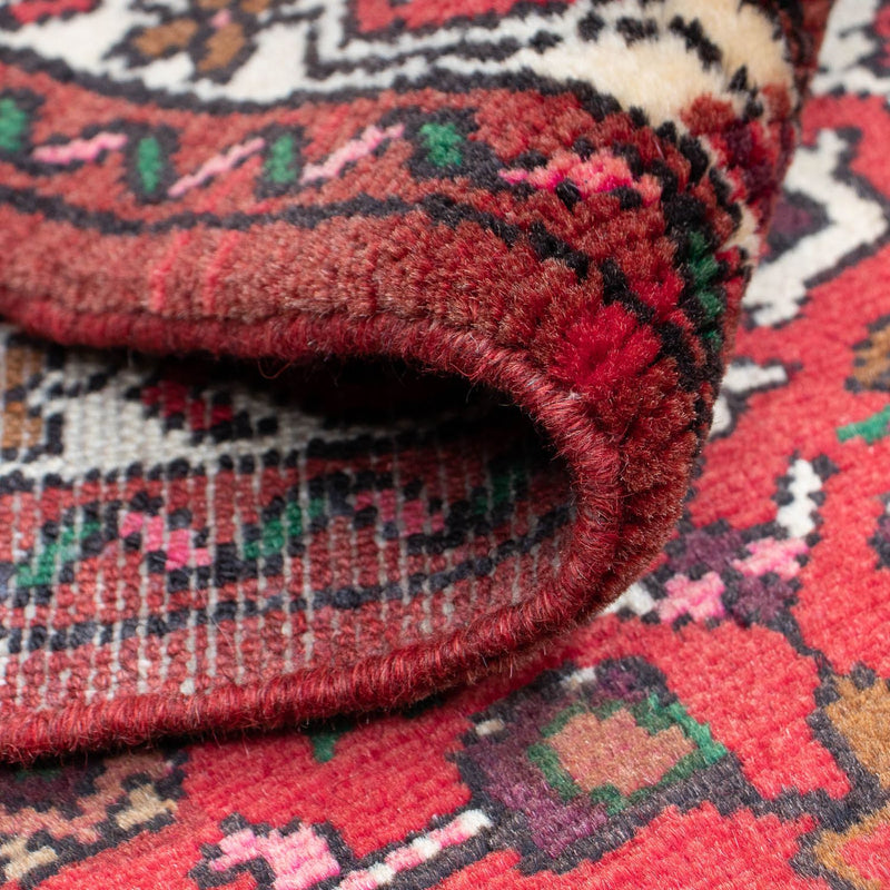 Løber Persisk tæppe - Nomadisk - 200 x 80 cm - mørkerød