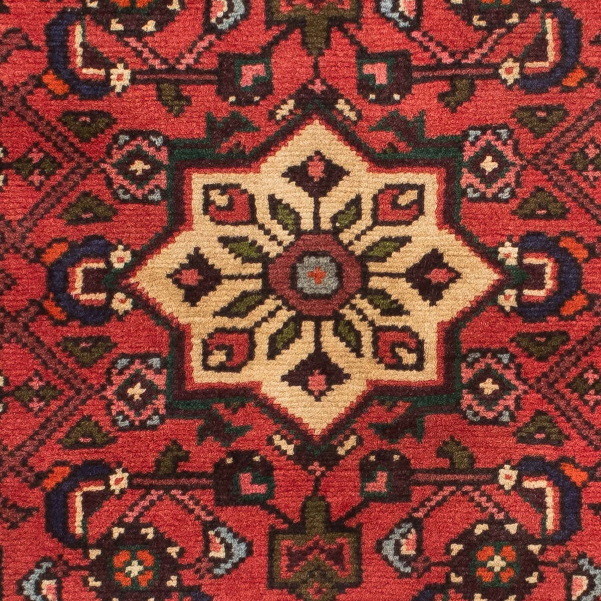 Løber Persisk tæppe - Nomadisk - 198 x 73 cm - mørkerød