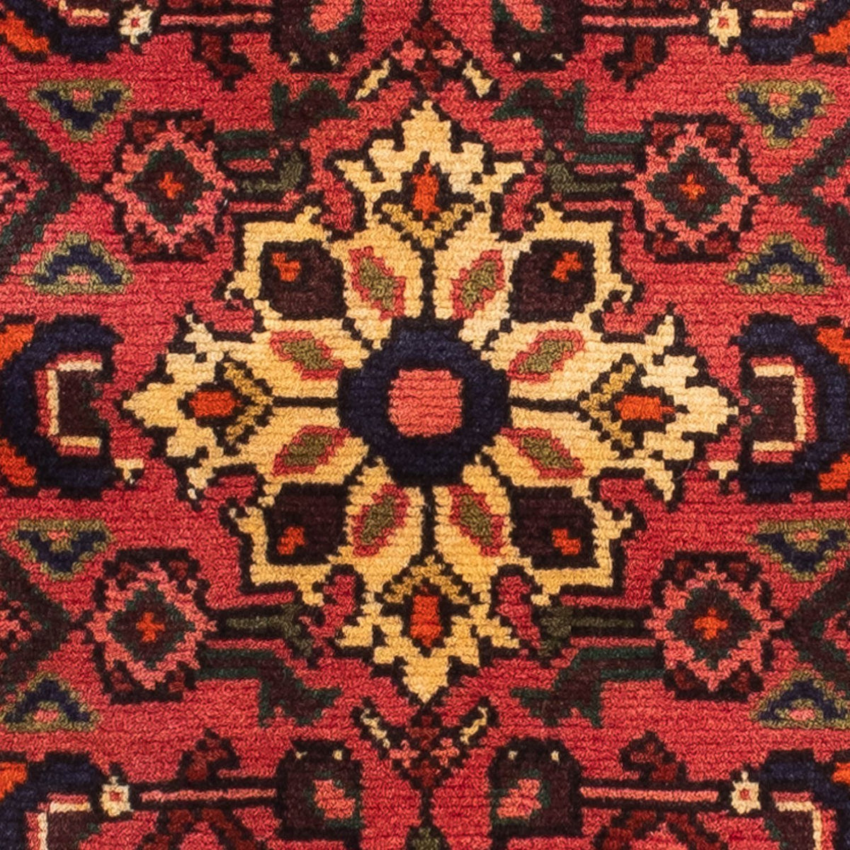 Løber Persisk tæppe - Nomadisk - 203 x 68 cm - mørkerød