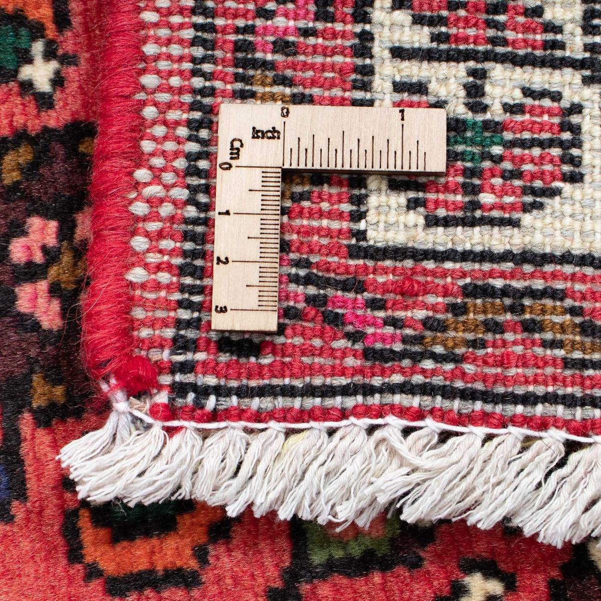 Løber Persisk tæppe - Nomadisk - 203 x 75 cm - mørkerød