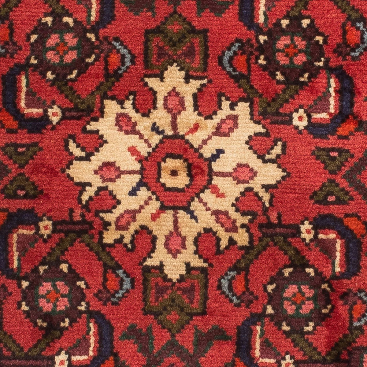 Løber Persisk tæppe - Nomadisk - 200 x 70 cm - mørkerød