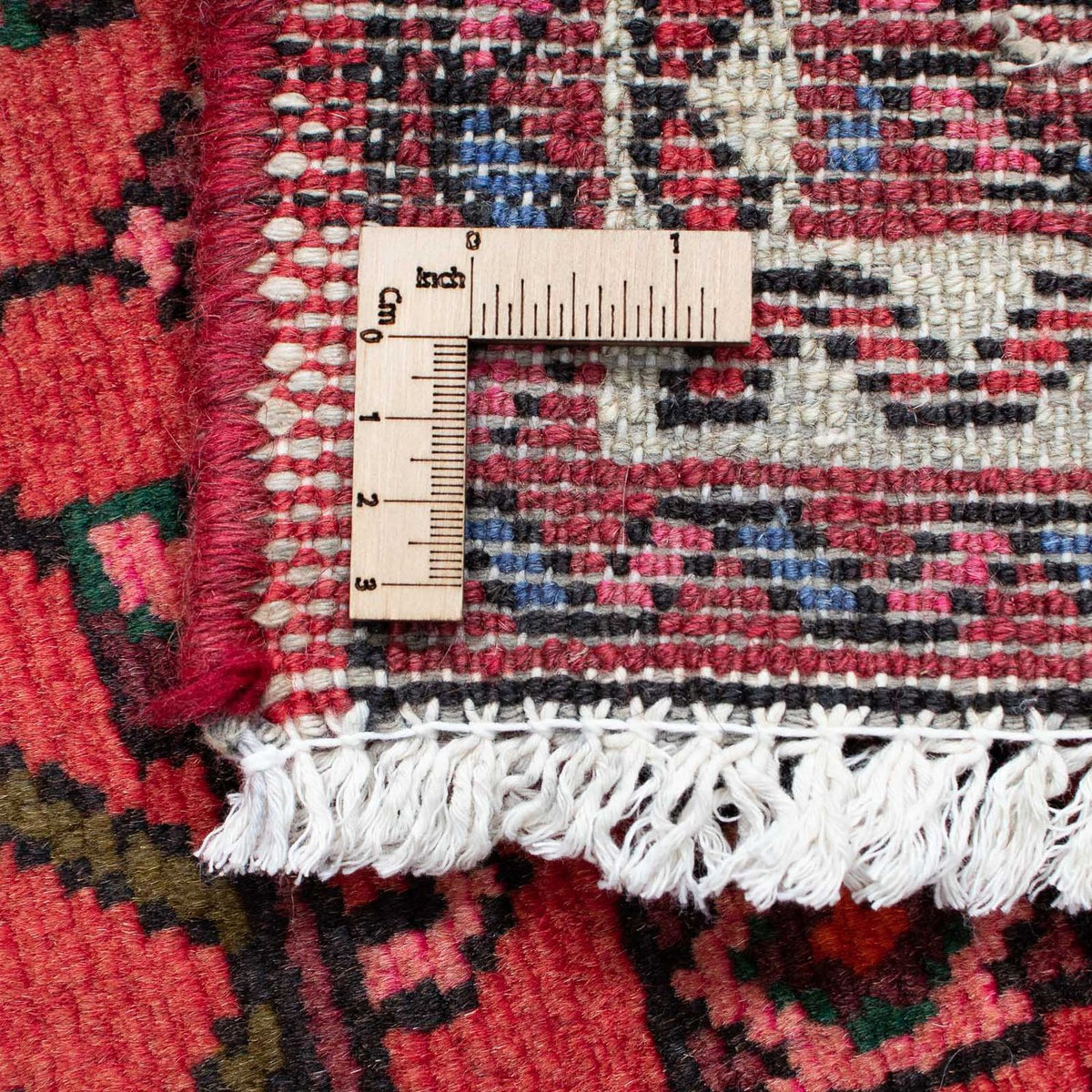 Løber Persisk tæppe - Nomadisk - 200 x 70 cm - mørkerød