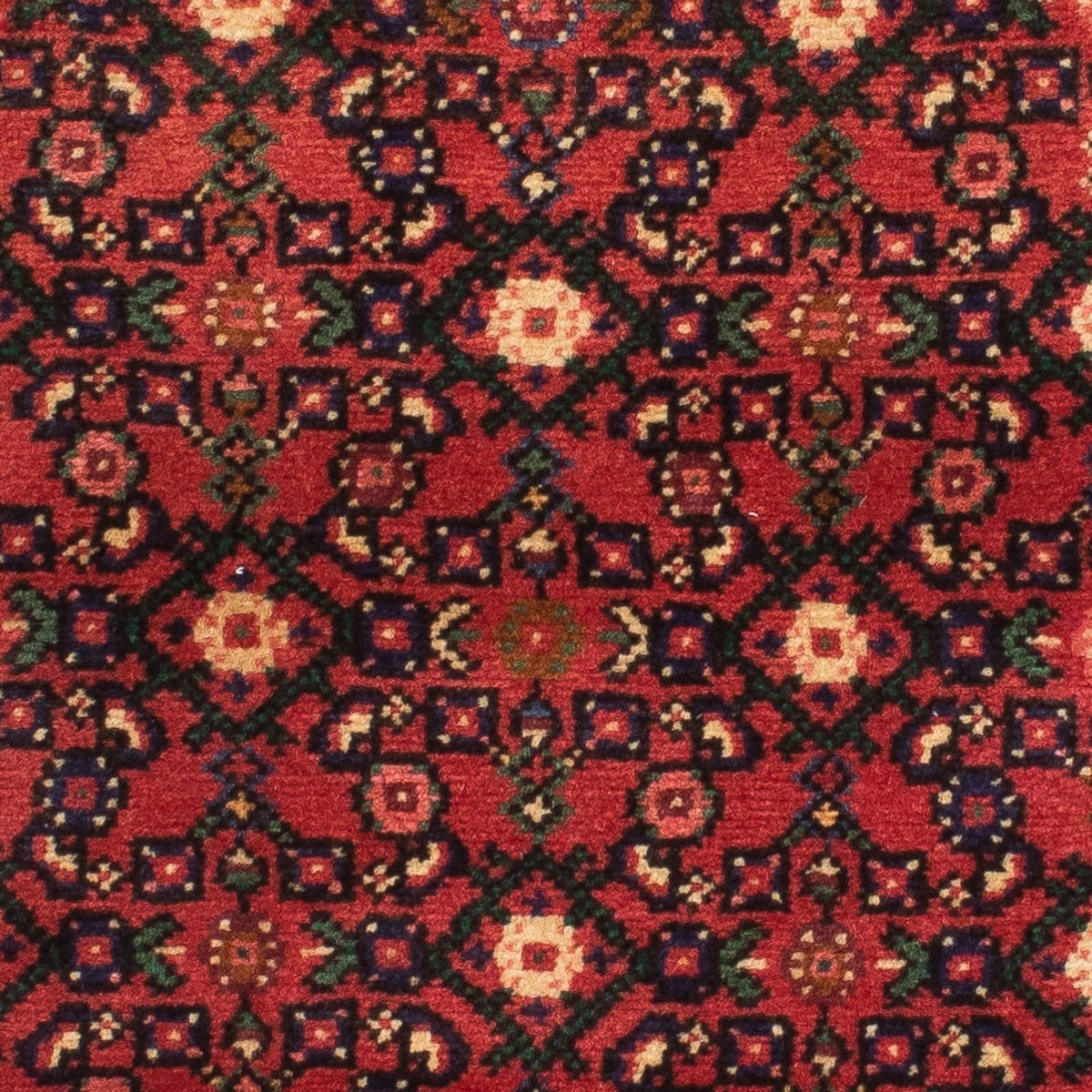 Løber Persisk tæppe - Nomadisk - 200 x 73 cm - mørkerød