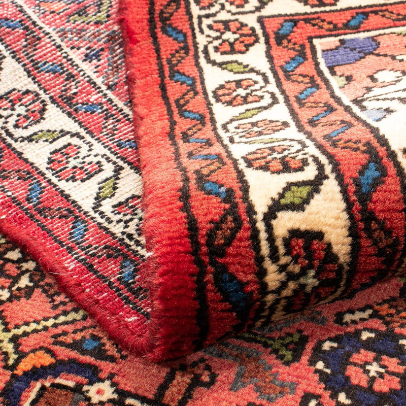 Persisk tæppe - Nomadisk - 147 x 100 cm - mørkerød