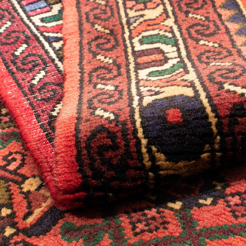 Persisk tæppe - Nomadisk - 165 x 100 cm - mørkerød