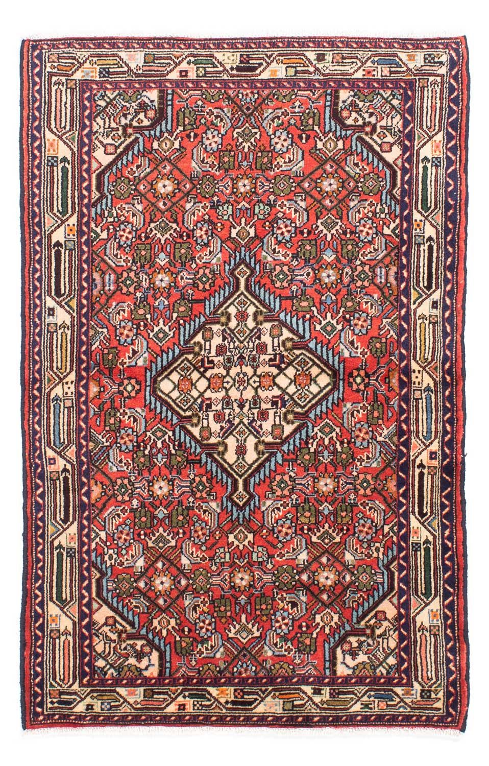 Persisk tæppe - Nomadisk - 160 x 103 cm - rød