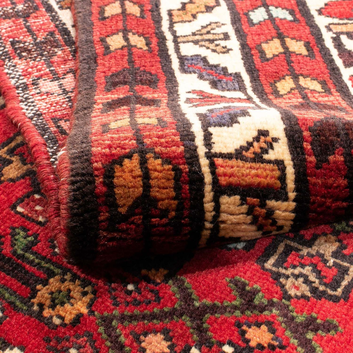 Persisk tæppe - Nomadisk - 160 x 115 cm - mørkerød